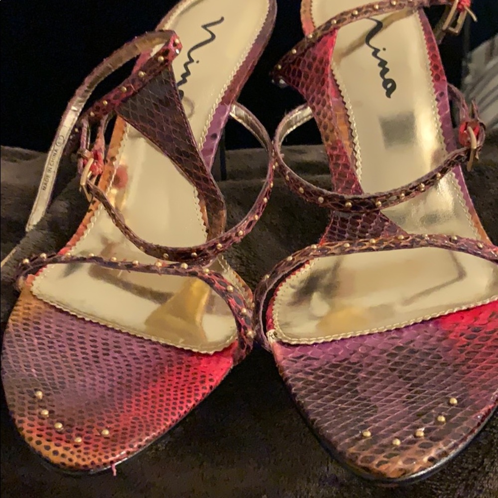 Sexy multi color shoes